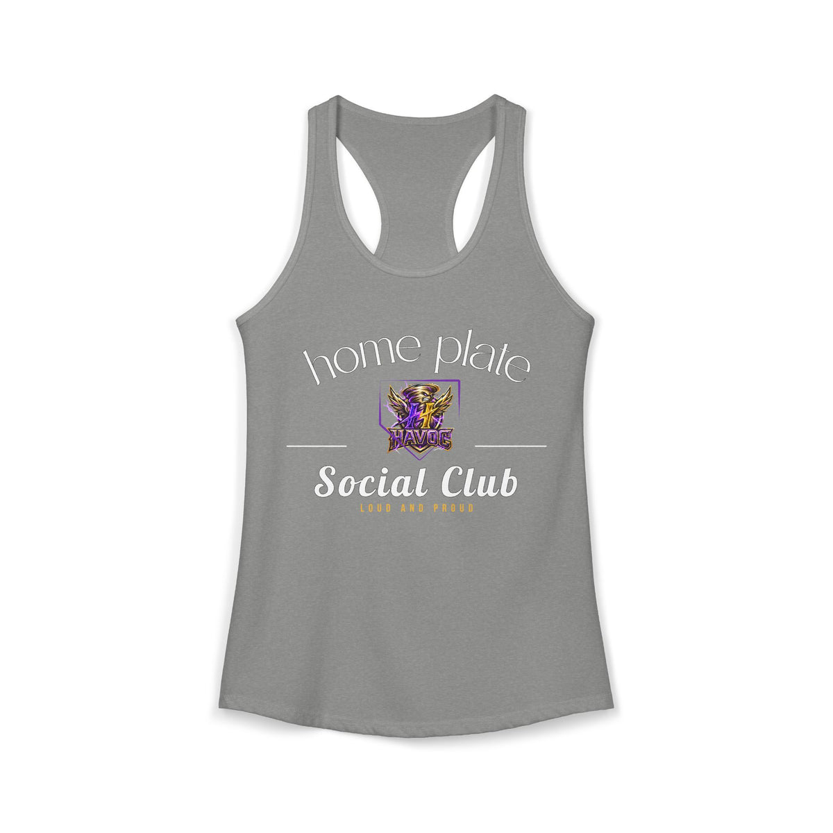 Havoc Home Plate Social Club Racerback Tank