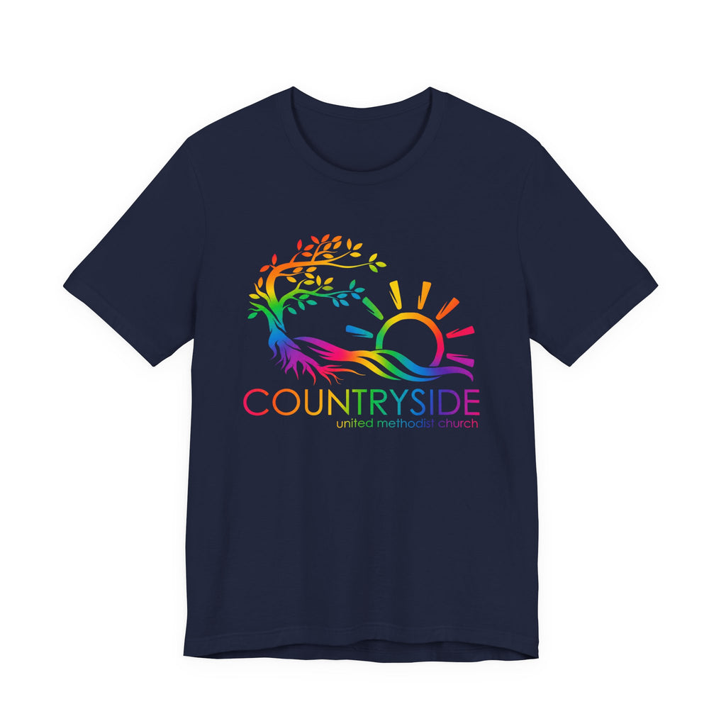 Bella and Canvas Countryside Rainbow Tee