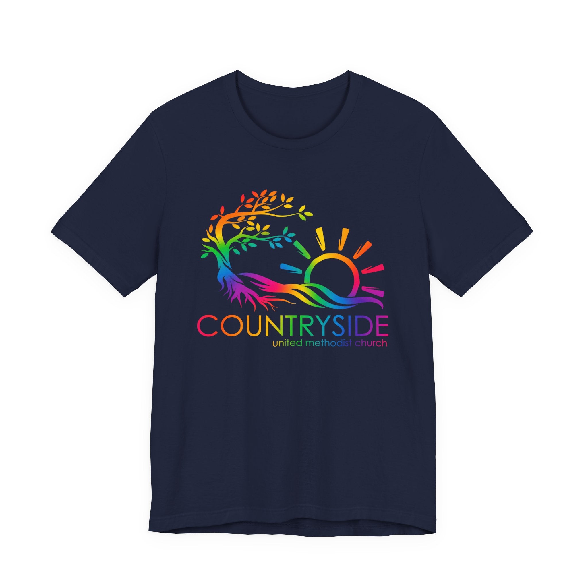 Bella and Canvas Countryside Rainbow Tee