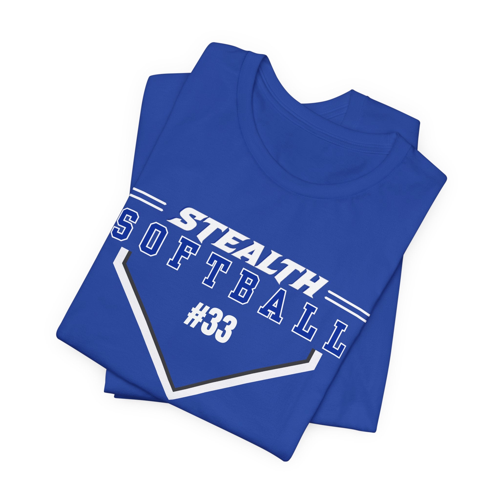 Stealth Simple Softball Tee PERSONALIZED