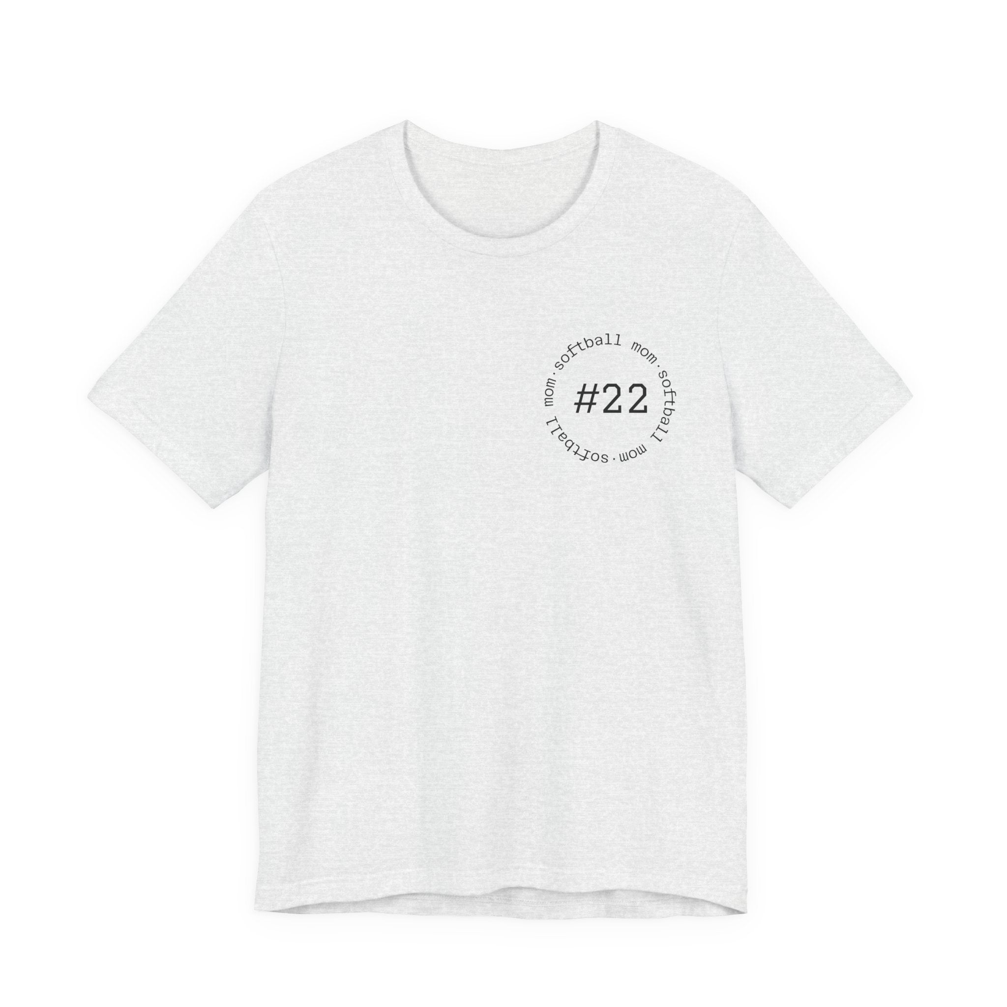 PERSONALIZED Softball Mom (front/back)