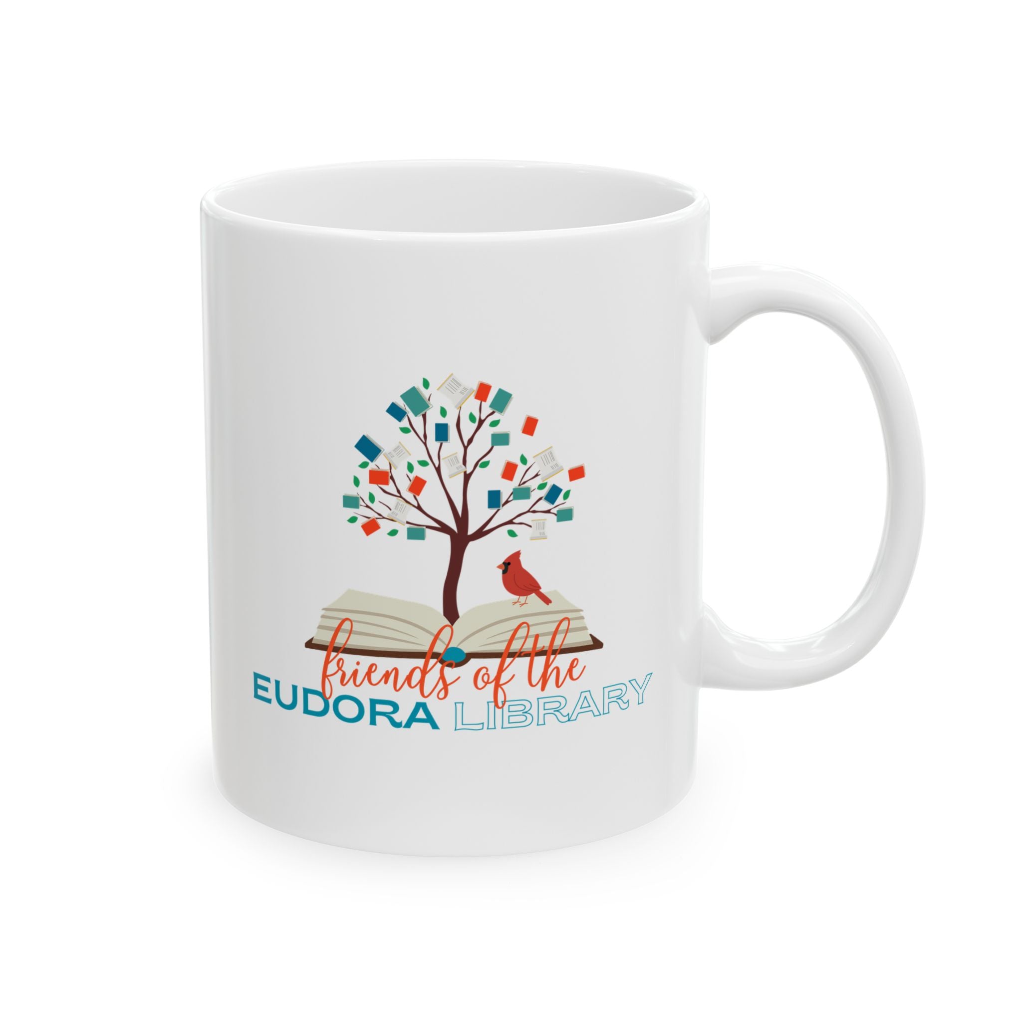 Ceramic Coffee Mug- Friends of Eudora Library