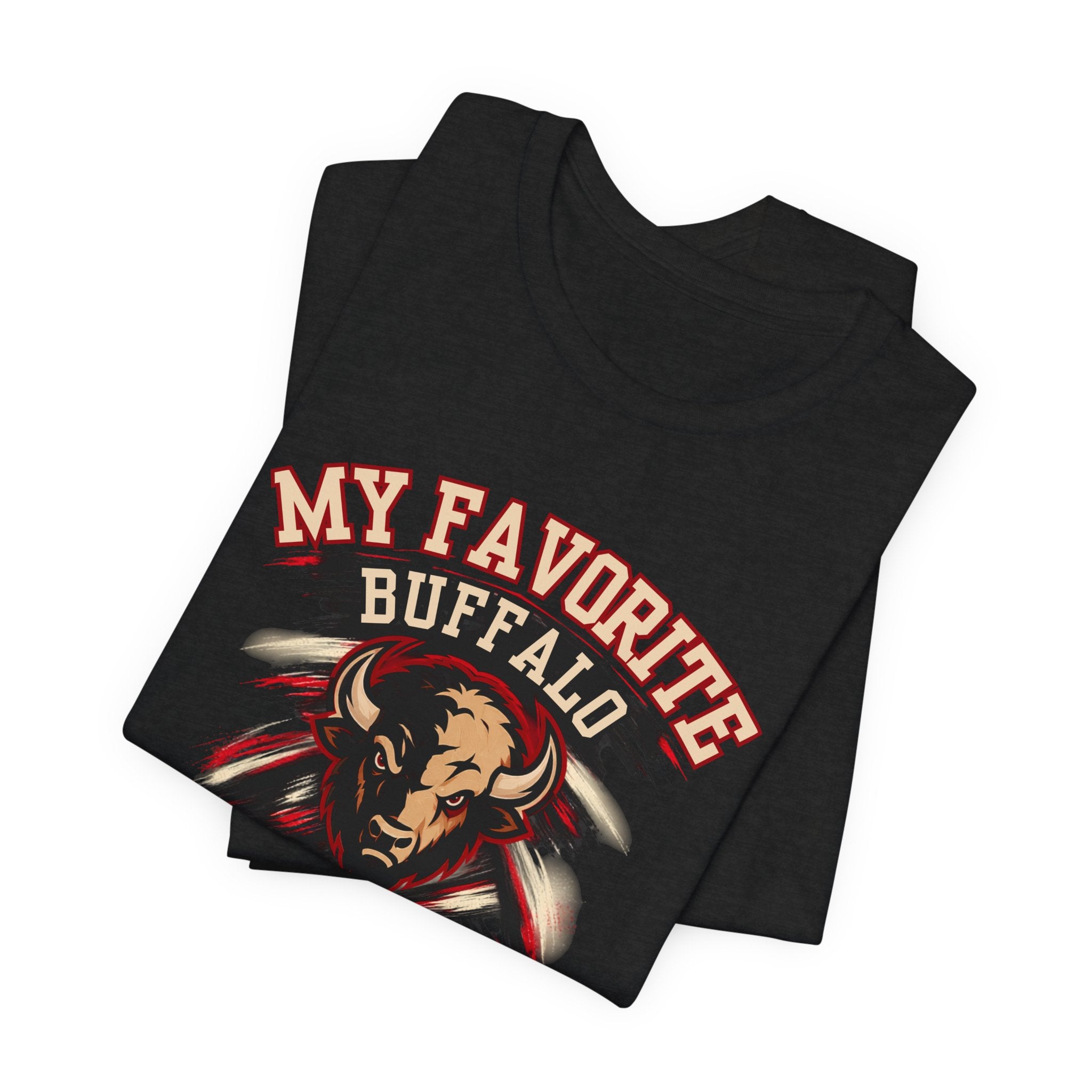Buffalos My Favorite Buffalo Calls Me Grandpa Soft Tee