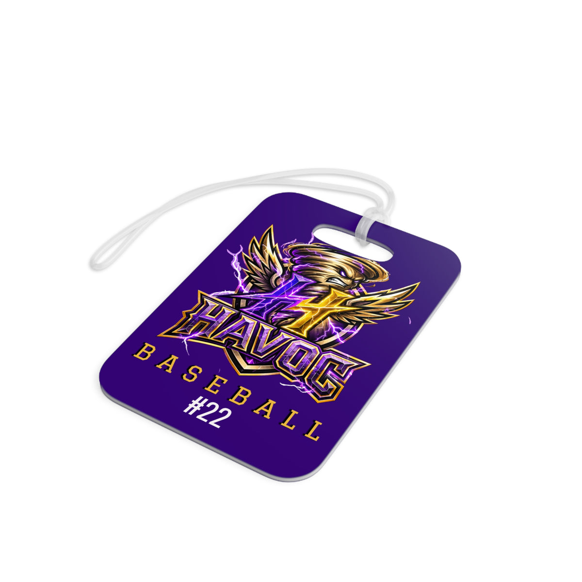Havoc Baseball Team bag Tag (Personalized)