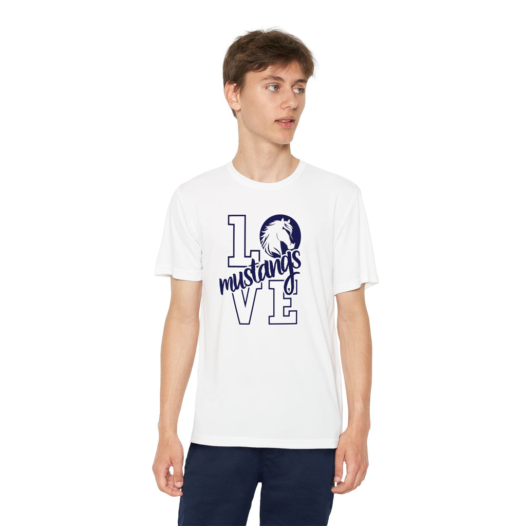 YOUTHn RME Mustangs Love Moisture-Wicking Performance Tee