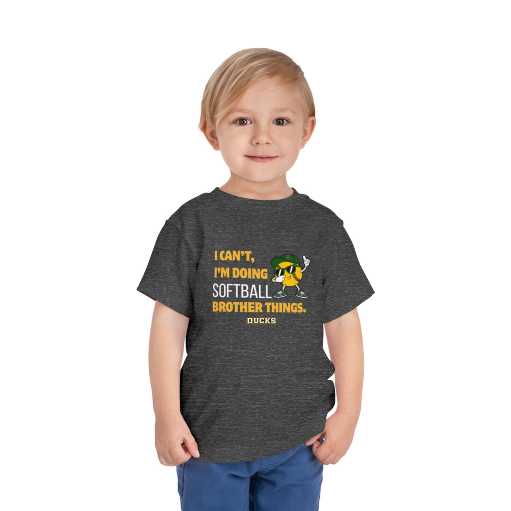 TODDLER Ducks softball Brother Tee