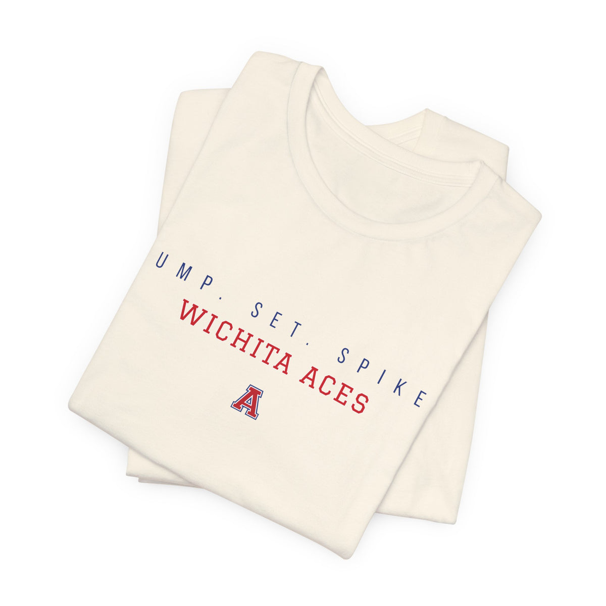 Wichita Aces BUMP SET SPIKE Soft Tee | Simple
