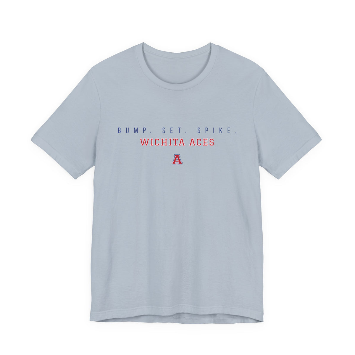 Wichita Aces BUMP SET SPIKE Soft Tee | Simple