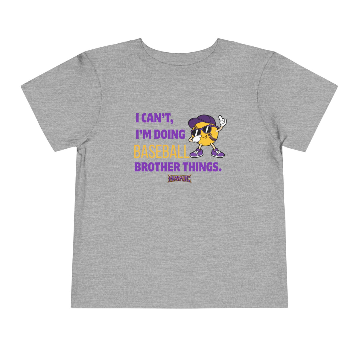 TODDLER Havoc Baseball Brother Tee
