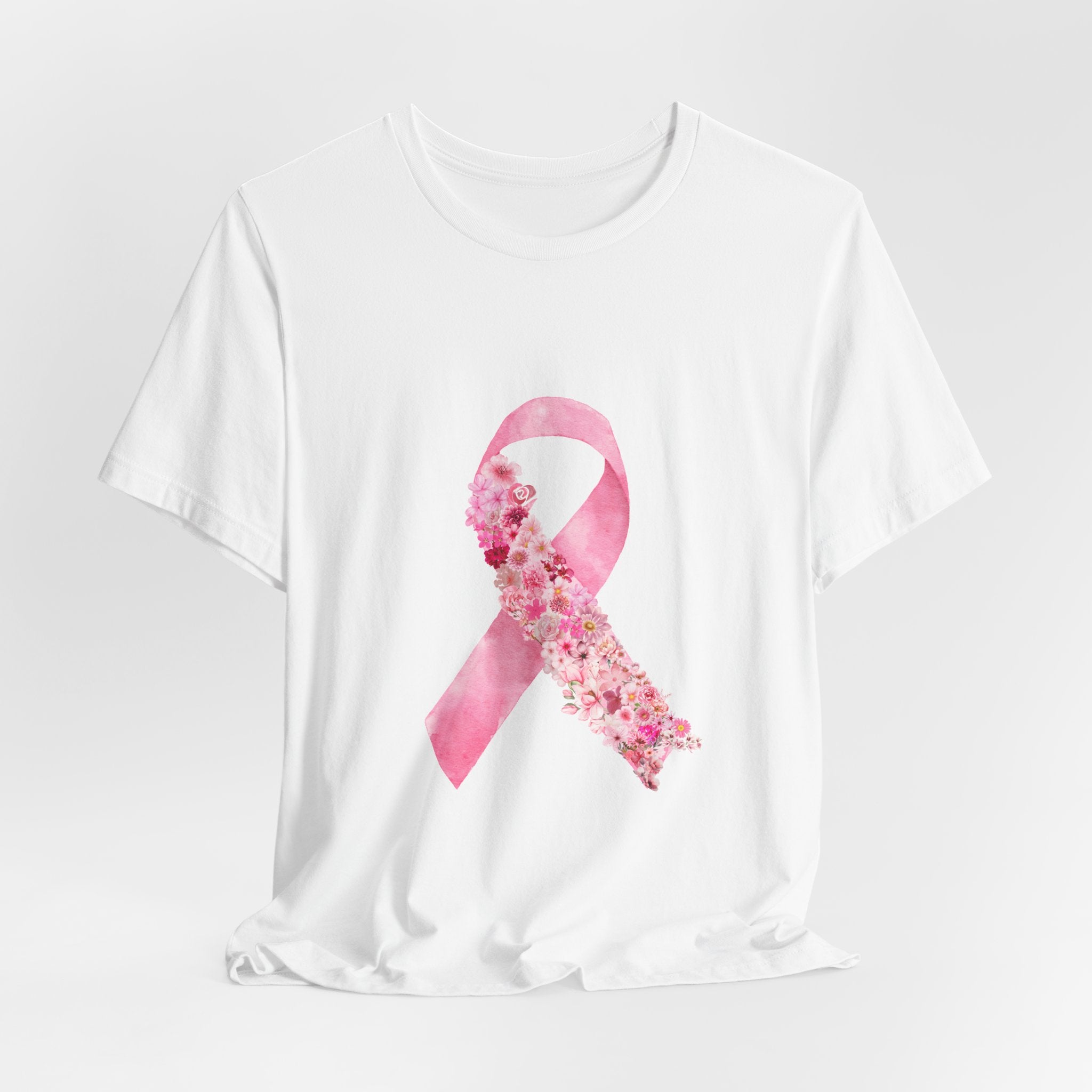 Pink Floral Ribbon