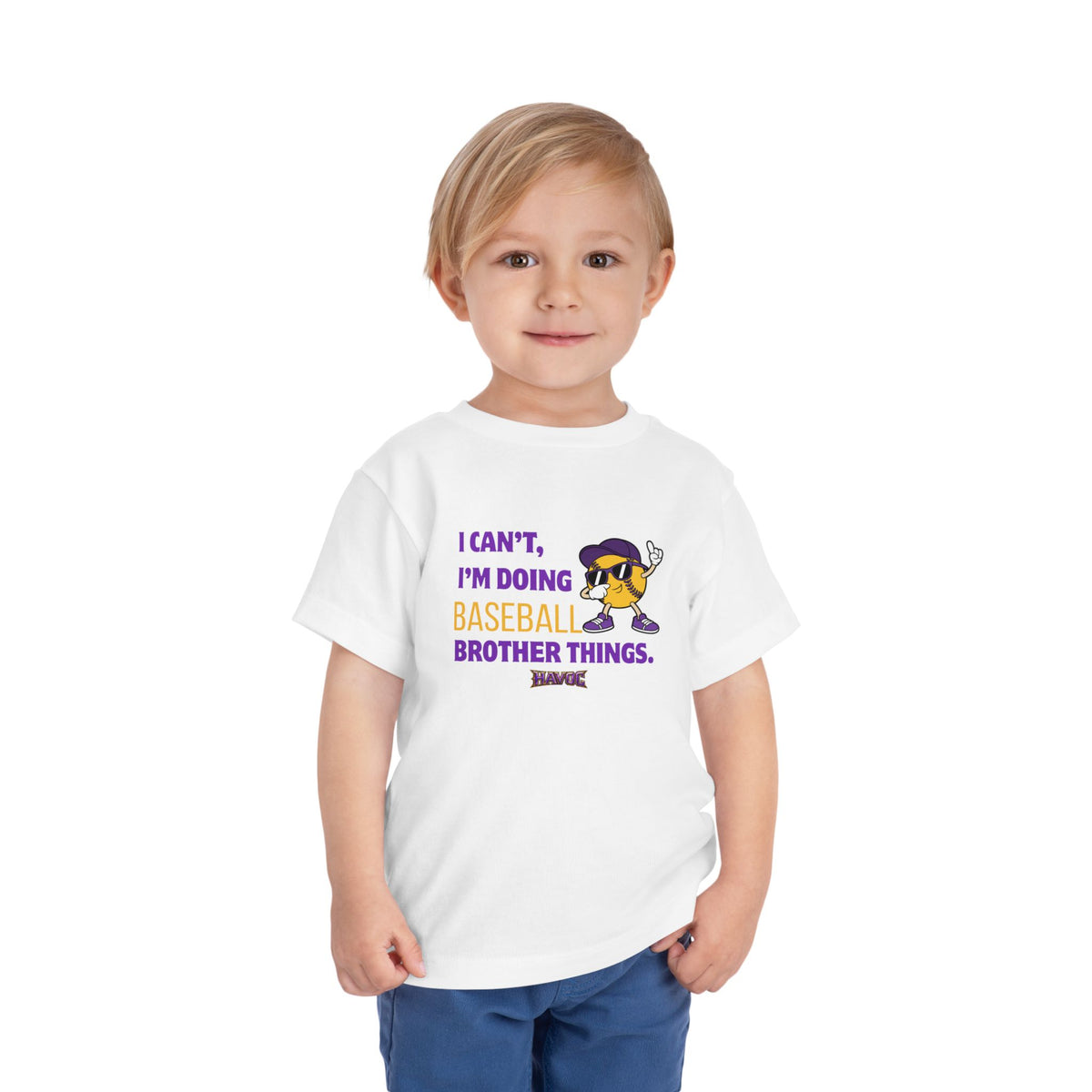 TODDLER Havoc Baseball Brother Tee