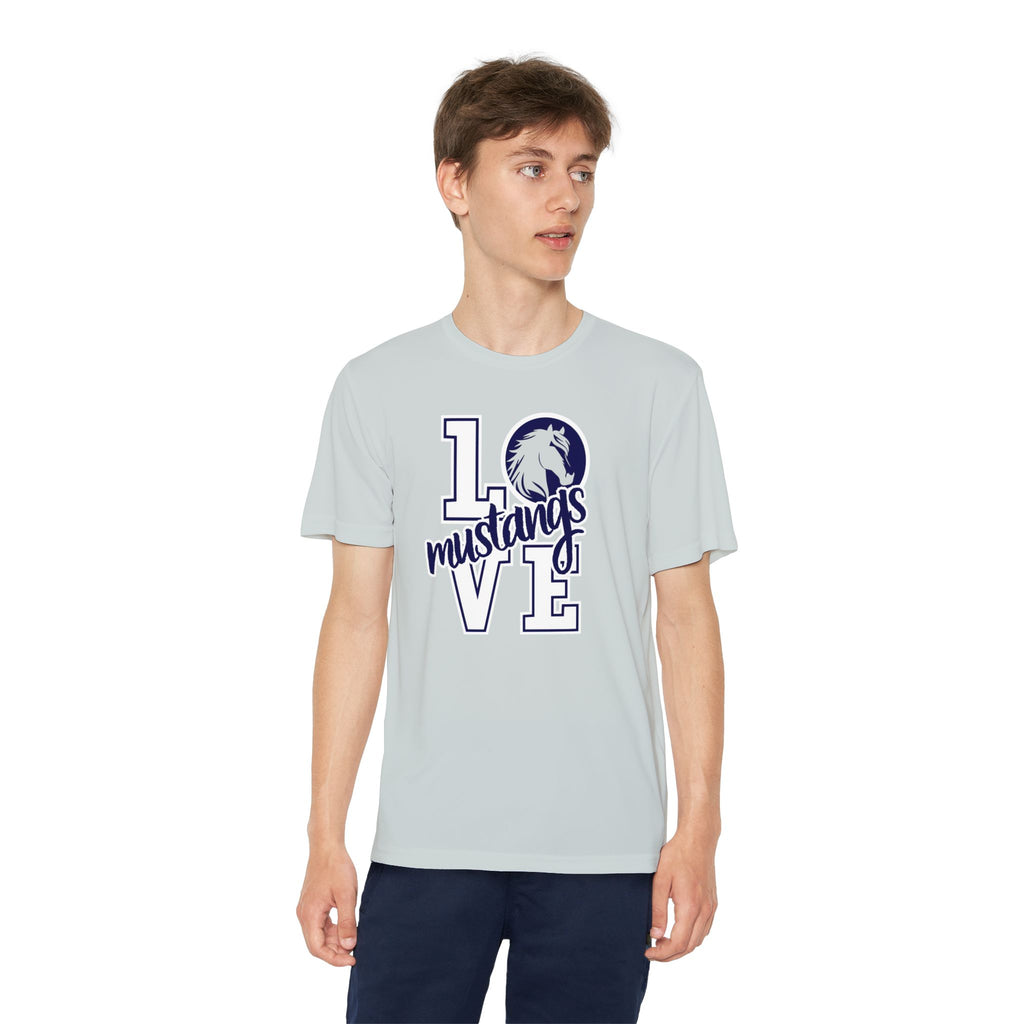 YOUTHn RME Mustangs Love Moisture-Wicking Performance Tee