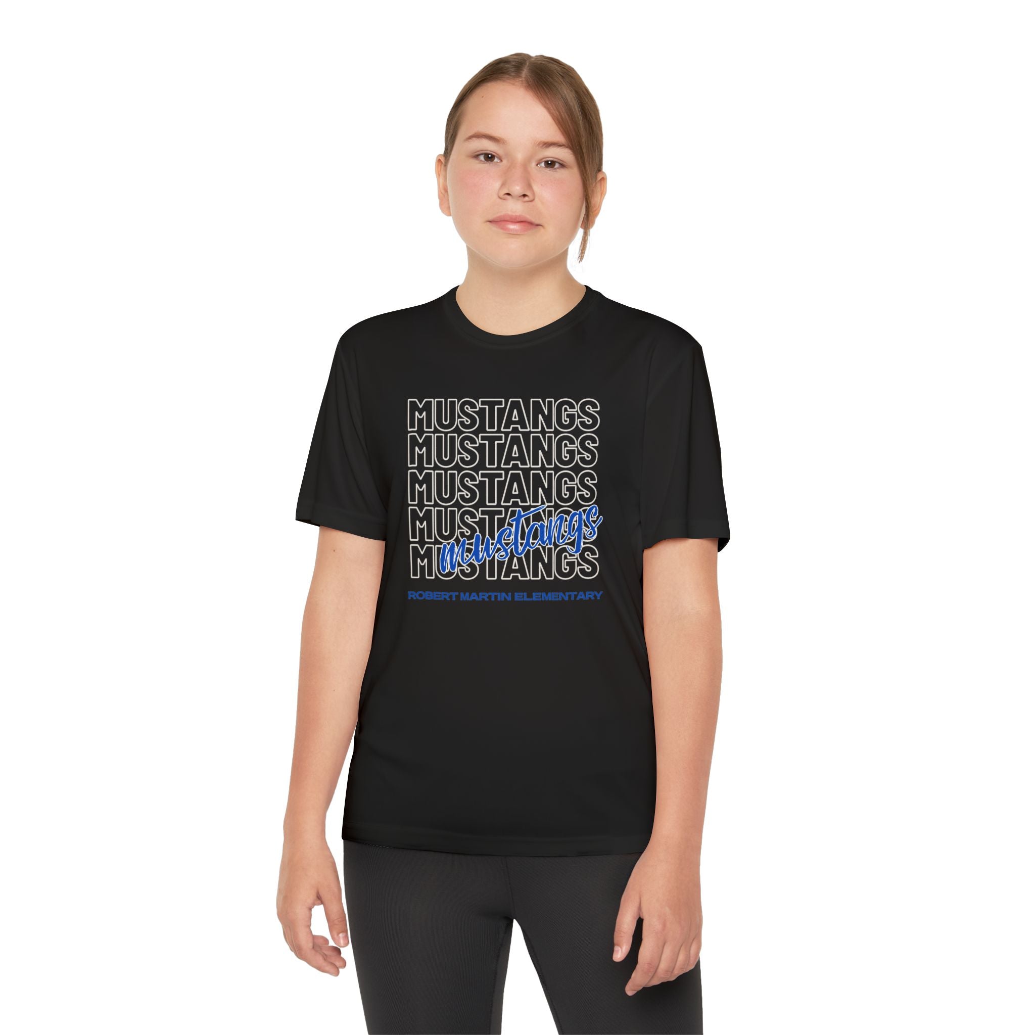 YOUTH RME Mustangs Moisture-Wicking Performance Tee