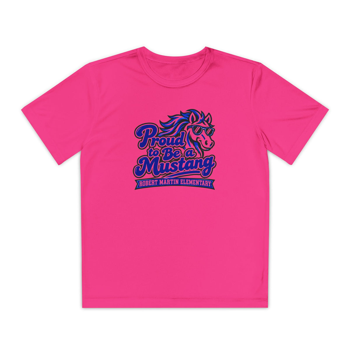 YOUTH RME Proud Mustang Moisture-Wicking Performance Tee