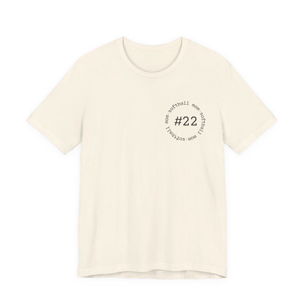PERSONALIZED Softball Mom (front/back)