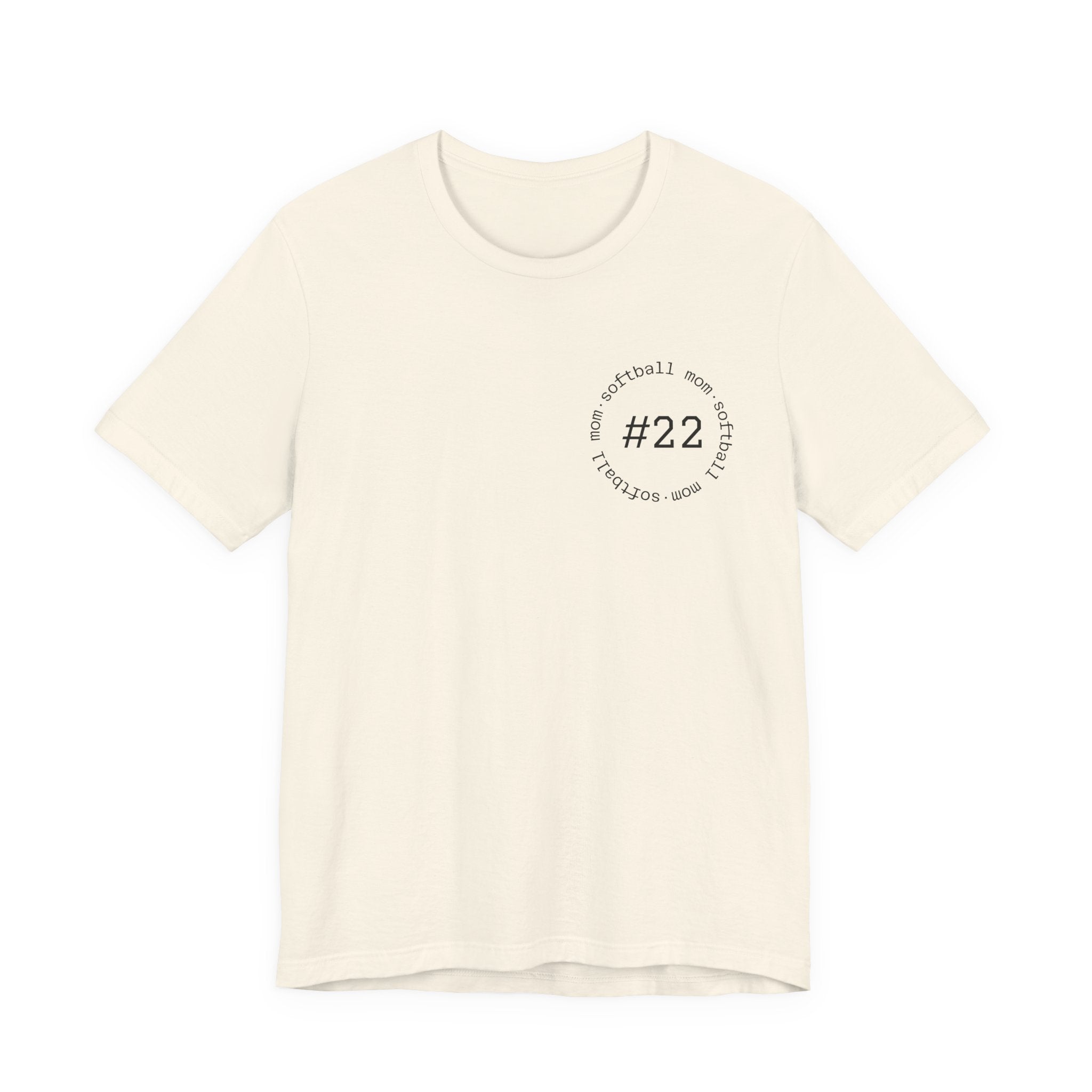 PERSONALIZED Softball Mom (front/back)